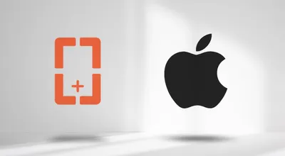 The logos for Device Tracker Plus and Apple
